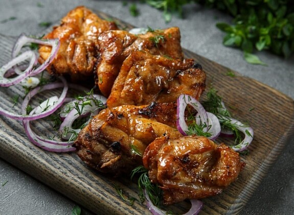 Шашлык из куриного филе-ПОРЦИЯ