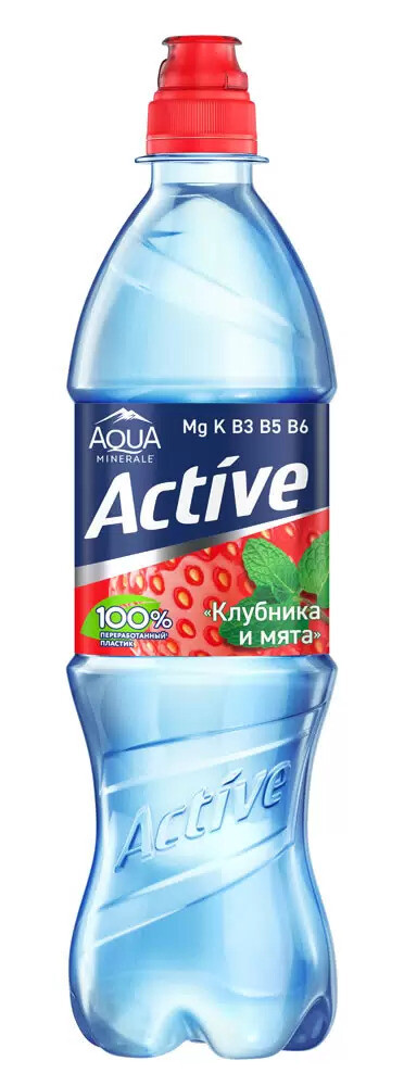 Аква Минерале Клубника и мята 500мл